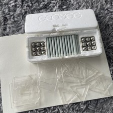 Geomag magnetic GLOW IN THE DARK VINTAGE Bundle 18 balls 24 Rods 16 shapes STEM 