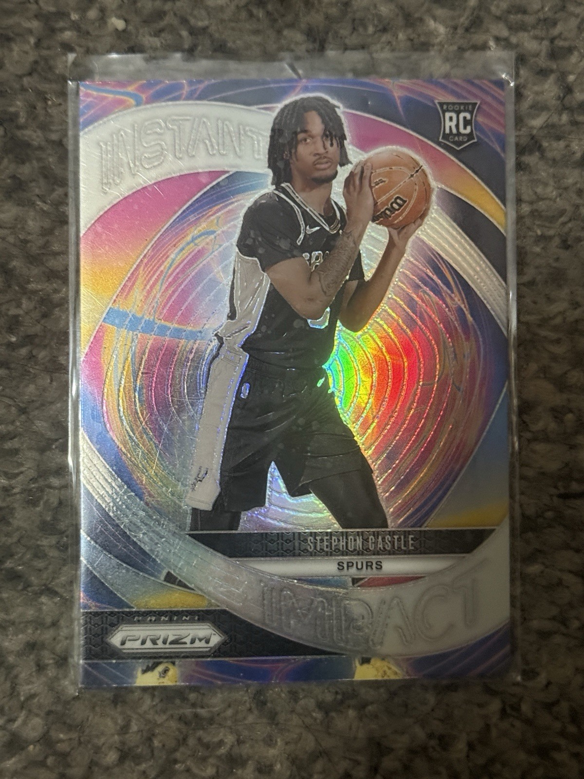 2024-25 Panini Prizm - Instant Impact Stephon Castle #4 Silver Prizm (RC)