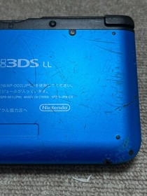 3DS LL XL blue black Japan Nintendo Console Japanese B135