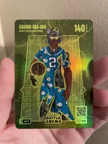 Larry Johnson SSP Bo Jackson Battle Arena Cyber Prerelease Promo Mix Tape Nscc