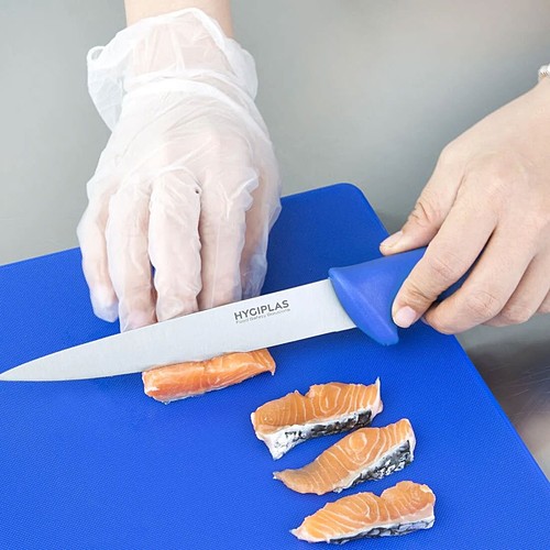 SMALL CHOPPING BOARD SET 7 COLOURS RED BLUE YELLOW WHITE BROWN GREEN PURPLE - Picture 4 of 12