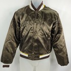 Lazy D Western Store Fargo ND Vintage Satin Jacket Swingster Brown Mens Small