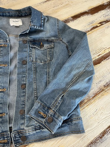 Women's Old Navy Denim Jacket Sz. M Medium - Picture 4 of 11
