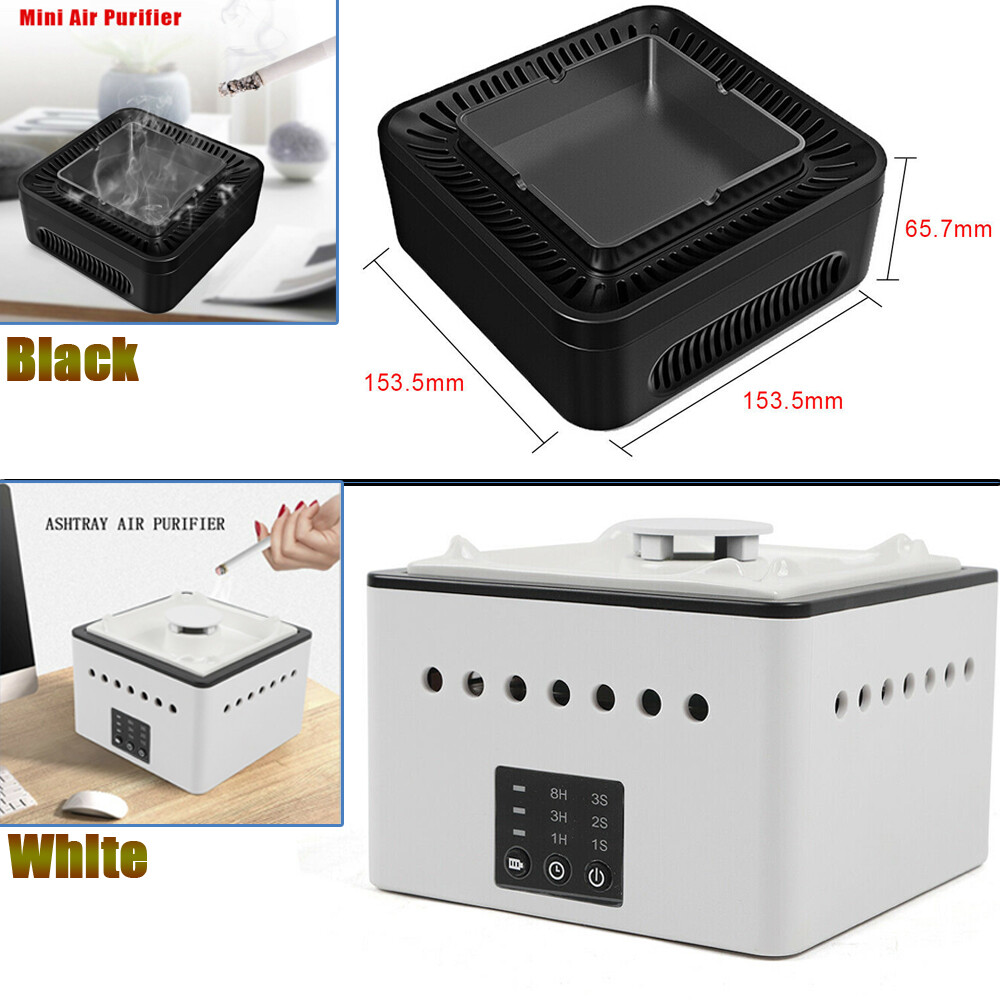 Smokeless Ashtray Cigarette Filter Absorbs Smoke Odor Eliminator US eBay