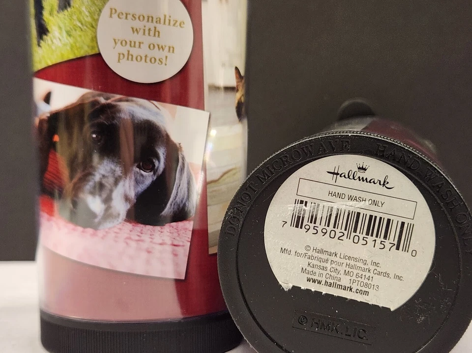 Juego de 2 vasos fotográficos obras de arte personalizadas Hallmark padres boda NUEVO Foto 4 de 4