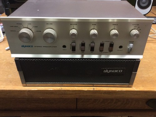 Dynaco PAT-4 PreAmp 120A Amplifier and FM-5 Tuner