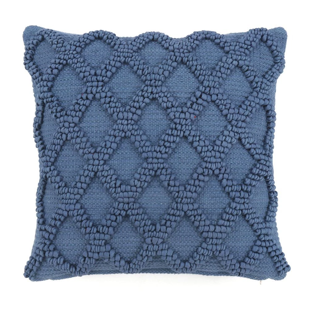 NEW Logan Mason Home Ayle Lattice Loop Cushion By Spotlight eBay