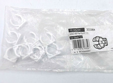 OSMA 21.5mm ABS Pipe Clip White 3033964 (Qty: 10) - FREE POSTAGE & VAT INC