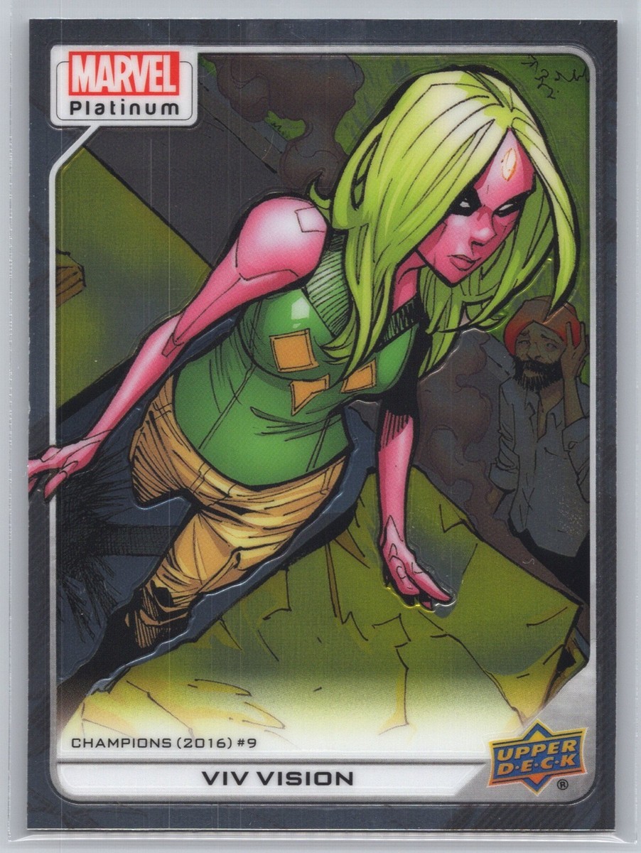 スケッチカード Upper Deck Marvel Viv Vision 2022 Upper Deck Marvel Platinum Viv Vision PURPLE RAINBOW