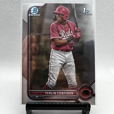 2022 Bowman Chrome Yerlin Confidan BCP-187 1st Chrome Base Prospect Reds