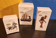 4 Star Wars Yoda & Rex Momaw Nadon Deadly Duel Hallmark Ltd ornaments NIB