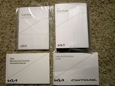 2024 KIA Carnival Factory Original Owners Manual Complete Set Sealed New