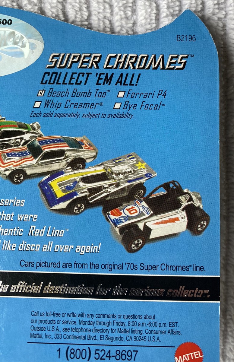 HOT WHEELS SUPER CHROMES - BEACH BOMB TOO - #8693 / 12,500 - 2003 - NIB | eBay HOT WHEELS SUPER CHROMES - BEACH BOMB TOO - #8693 / 12,500 - 2003 - NIB | eBay