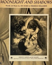 Partituras Moonlight And Shadows de colección 1936 The Jungle Princess Leo Robin