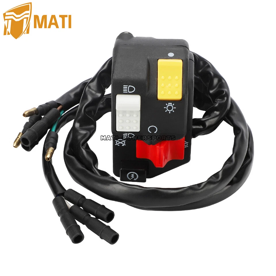 Interruptor de parada de arranque de manillar faro para Honda FourTrax 200 TRX200SX 1986-1988 Foto 2 de 4