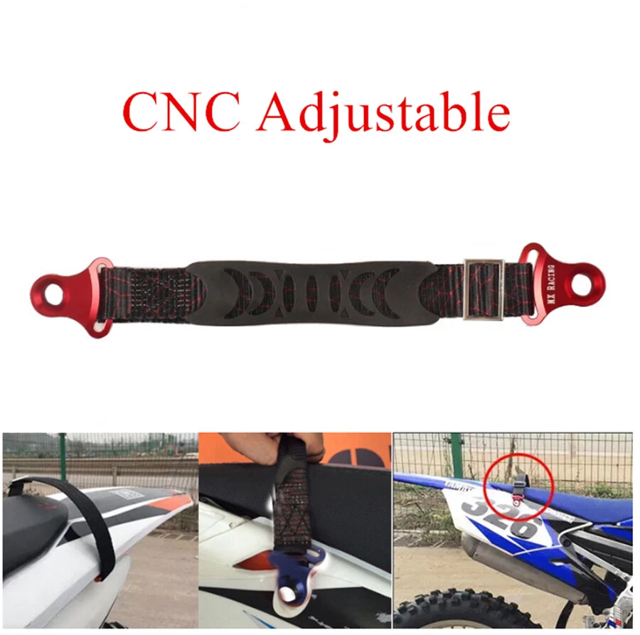 Accesorios de eslinga de cinturón de rescate trasero asiento ajustable CNC para motocicleta Foto 2 de 4