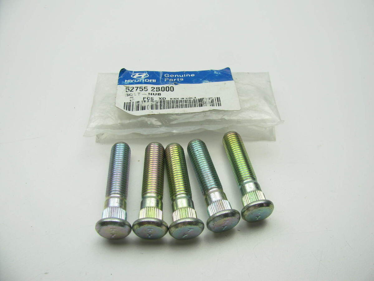 527552B000 Rear Wheel Studs 5 PCS OEM For Hyundai 10-15 527552B000 Rear Wheel Studs 5 PCS OEM For Hyundai 10-15