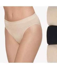 WACOAL 301565 B-Smooth High-Cut Brief 3-Pack 2XL Beige, black