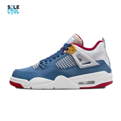 靴 NIKE AIR JORDAN 4 RETRO (GS) DR6952 Nike Air Jordan 4 AJ4 Retro GS Messy Room Blue Shoes DR6952