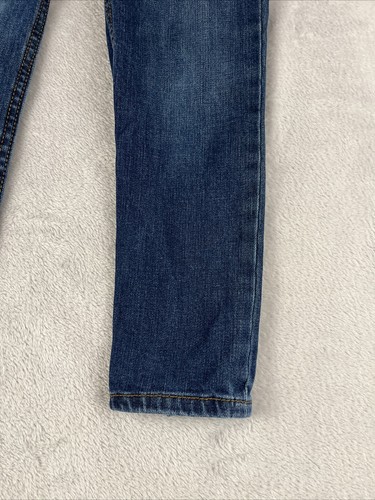 Carters Kid blue dark wash denim skinny jeans size 7 - Picture 3 of 8