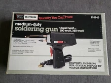 Sears Craftsman Medium Duty Soldering Gun Dual Heat 100w, 140w. Vtg Brand New...