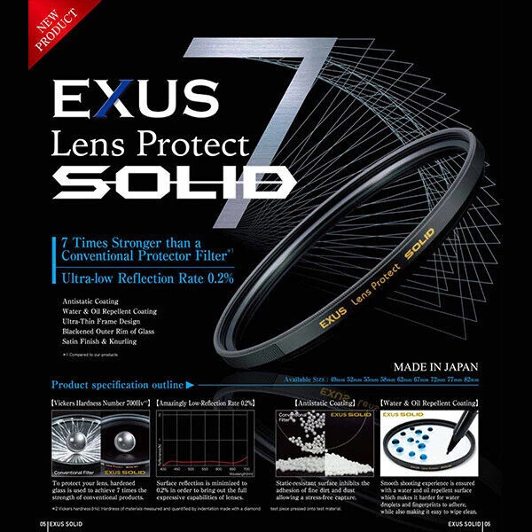 Marumi Exus Lens Protect Solid Filter Stronger With Sizes 37mm - 82mm - Image 2 of 4