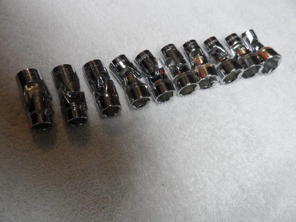 Juego de enchufes flexibles giratorios Craftsman 3/8" Drive Metric MM, 6pt - 10 piezas (10 - 19 mm) Foto 2 de 2