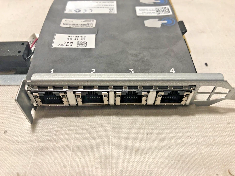 DELL Daughter Card 0R1XFC / I350 + Riser Card 08PX9W + SD 06YFN5 - 4-Port GbE - Image 4 of 4