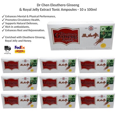 Dr. Chen Eleuthero Ginseng & Royal Jelly Extrakt Ampullen Gelée Royale 10x100ml
