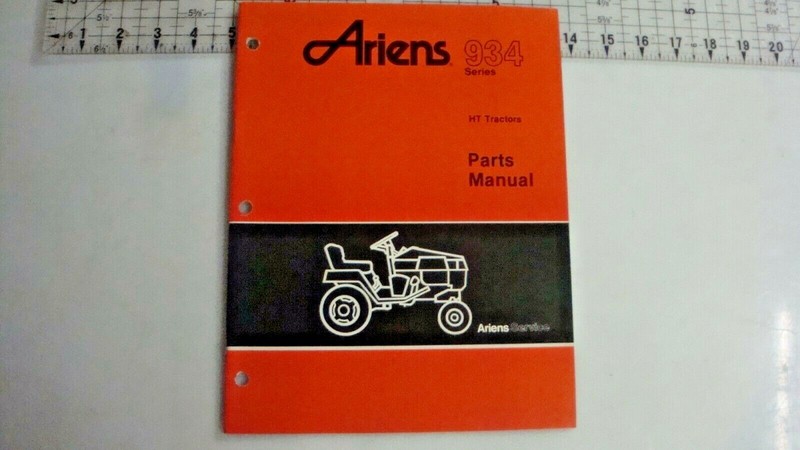ARIENS 934 HT TRACTORS PARTS MANUAL COLLECTOR VINTAGE OEM PM-34-87