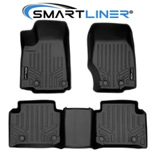 SMARTLINER Custom Fit Floor Mats 2 Row Liner 2022-2025 Jeep Grand Cherokee WL