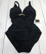 Profile by Gottex Unchain My Heart One-piece Swimsuit Size 12D