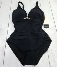 Profile by Gottex Unchain My Heart One-piece Swimsuit Size 12D