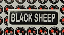 Black Sheep Motorcycle Helmet Sticker Biker Helmet Decal