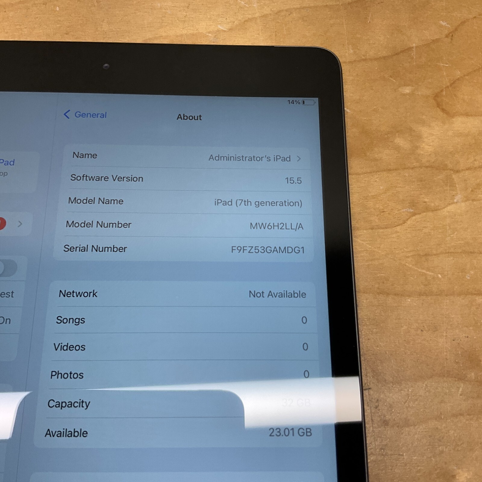 Unlocked Apple iPad 7th Generation 10.2" A2200 Tablet with Wi-Fi and Cellular, 32GB Space Gray - Image 4