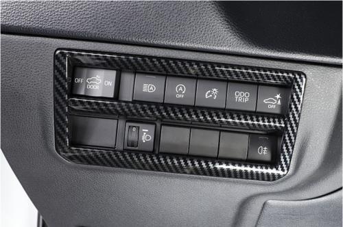 Red ABS Interior Headlight Switch Button Cover Trim – Fits Toyota Tundra 2014-2021