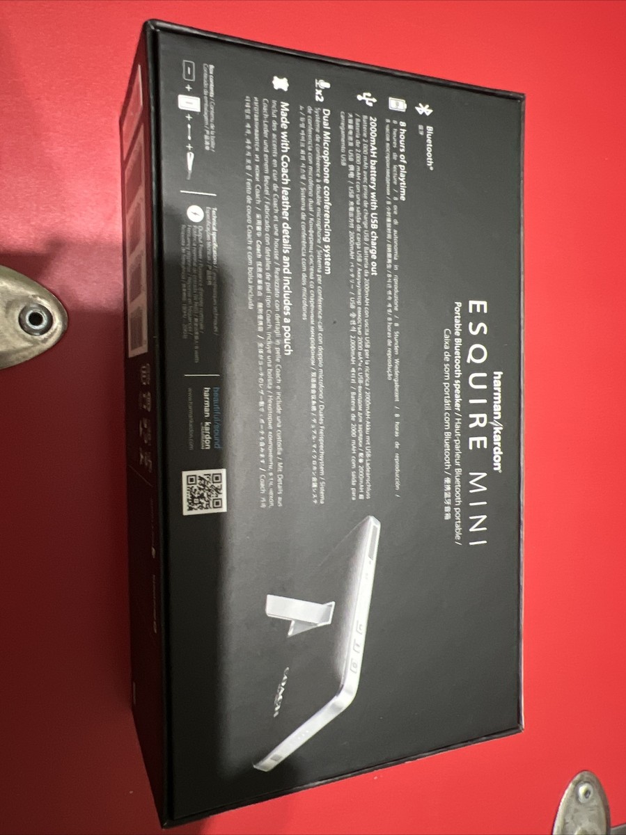 Harman Kardon Esquire Mini Black portable Wireless Bluetooth