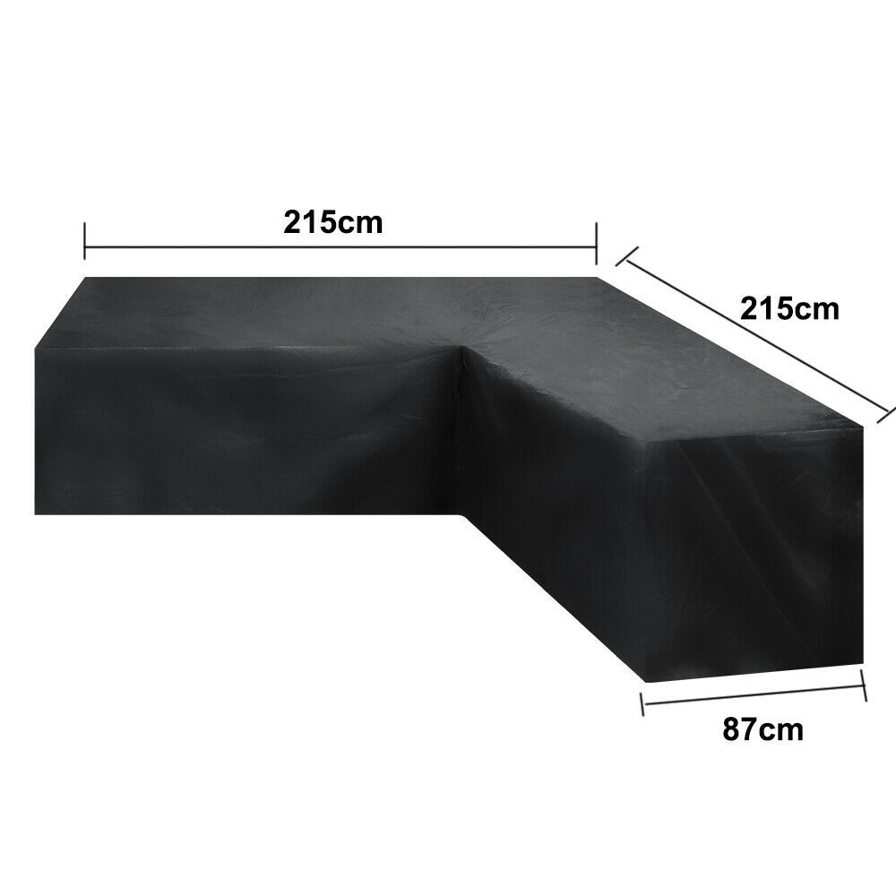Rattan Corner Sofa Cover L Shaped Garden Furniture Protector Outdoor