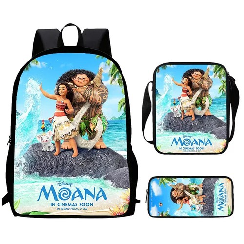 Moana Child School Backpack with Shoulder Bags Pencil Bags School Bags new - Picture 53 of 56