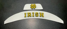 3D Bumpers - Notre Dame Flex Set for a Full Size Football Helmet