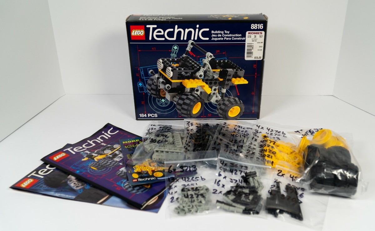 Lego Technic Off-Road Rambler 8816 (184 Pcs) 100% Complete. Open