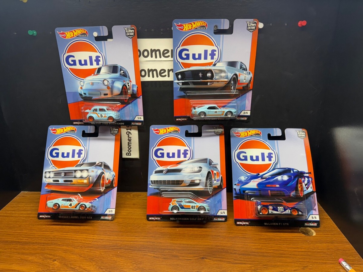Hot Wheels 2018 Premium Car Culture GULF SET Real Riders