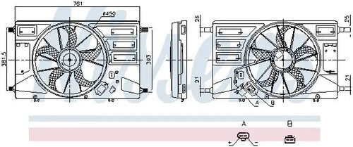 NISSENS 60789A ** FIRST FIT ** Radiatore, Raffreddamento motore