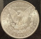 1882-CC Morgan Silver Dollar Carson City Holder w/Case *AMAZING CRESCENT TONING* — photo 6