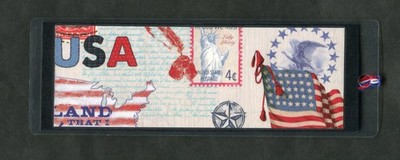 U.S.A. CELEBRATE 250 YRS. DOUBLE SIDED LAMINATED BOOKMARK. NEW! LOT #2.