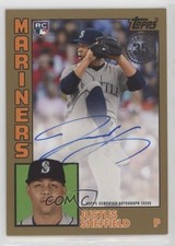 2019 Topps 1984 Baseball Rookies Gold 19/50 Justus Sheffield #84R-JSH Auto fm0