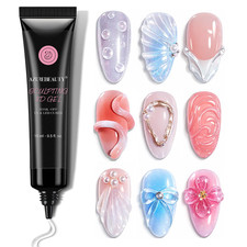 3D Gel Nail Art, Sculpting Gel for Nail Art, Molding, Carving and Drawing, Rhine