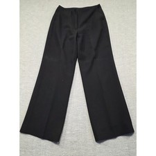 Ann Taylor Petites Black Wide Leg Dress Pants Trousers 6P Triacetate Blend