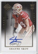 2014 Panini Limited Rookie Signatures 85/99 Shayne Skov #152 Auto h3a
