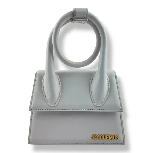 Jacquemus Le Chiquito Noeud White Crossbody Handbag